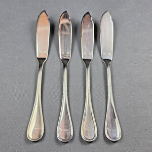 Christofle Albi Silverplate Vintage Fish Knives Set of 4 France